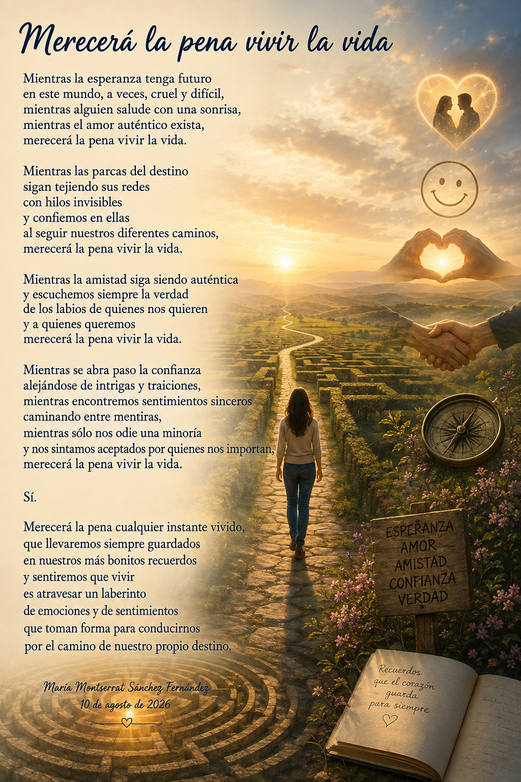 Poema que invita a vivir con valores: Merecerá la pena vivir la vida